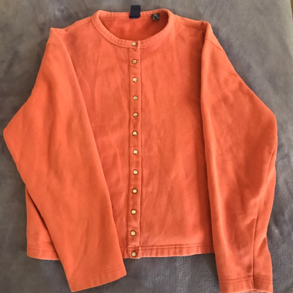 Small sweater Works nice with or wo another shirt